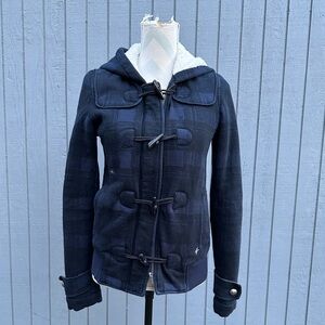 Hurley Quilted Zip Front Hoodie